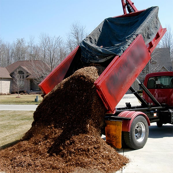 we have a minimum order requirement for mulch delivery, typically a certain number of cubic yards